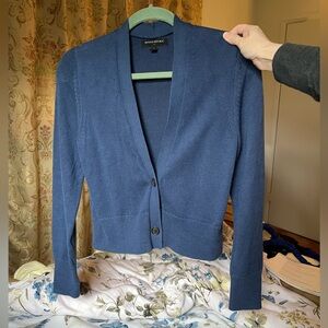 Banana Republic Blue Cardigan Sweater